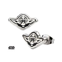 INOX 'Star Wars' Steel Yoda Earrings INOX 'Star Wars' Steel Yoda Earrings
